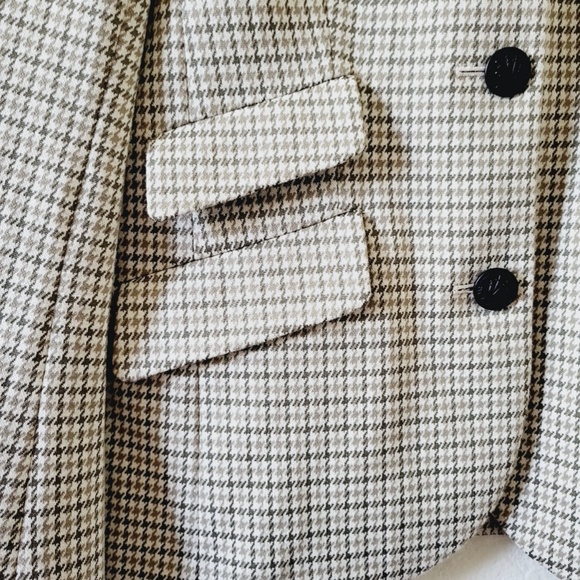 $598 Unworn Rag & Bone Women's Slade Italian Plaid Houndstooth Blazer - Picture 7 of 10